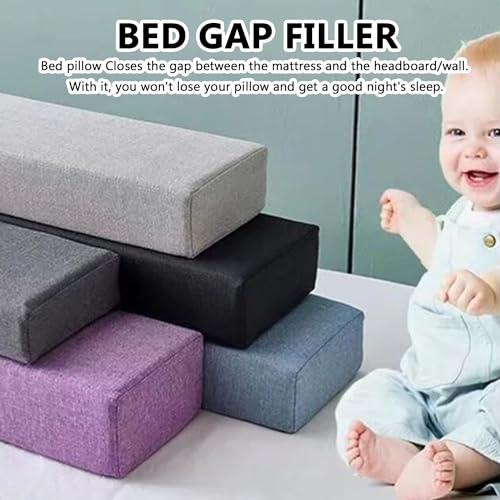 XMAYODS XMAYODS Bed Gap Filler Queen/King/Full/Twin Wall Side for Headboard Space Filler Bed Crack Pillow Stopper Wall Side Mattress Extender Memory Foam Mattress Gap Filler(#1,180x15x35cm/71x6x14in)