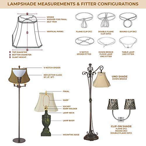 Royal Designs, Inc. Royal Designs, Inc. True Bell Lamp Shade - Beige - 8 x 16 x 12.625
