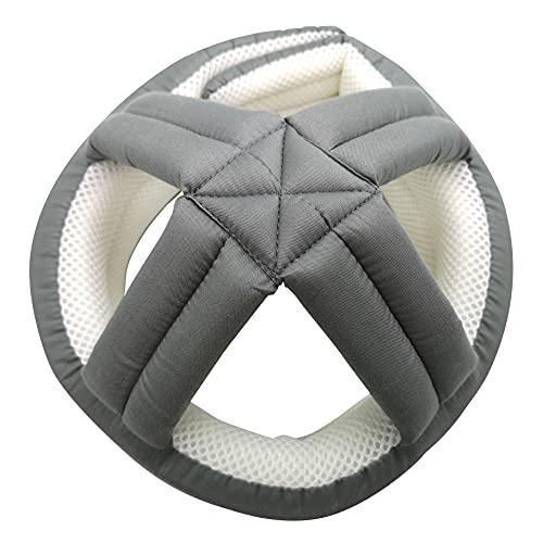 Cepairng Breathable Elderly Protective Hat,Elderly Helmet for Falls,Seniors Assistance Safety Products,Epilepsy Head Fall Protection,Adjustable Protective Cap,for Youth and Adult Sizing (Gray)