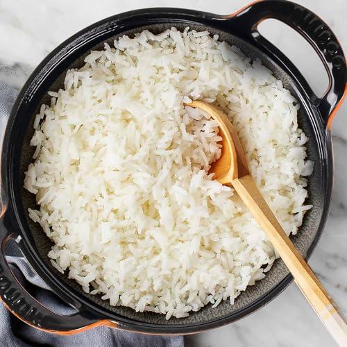 AILIBOO AILIBOO 2 Quart Dutch Oven Pot Round Cast Iron Enamel Cookware with Wooden Lid Soup Pot Mini Soup Pots- orange