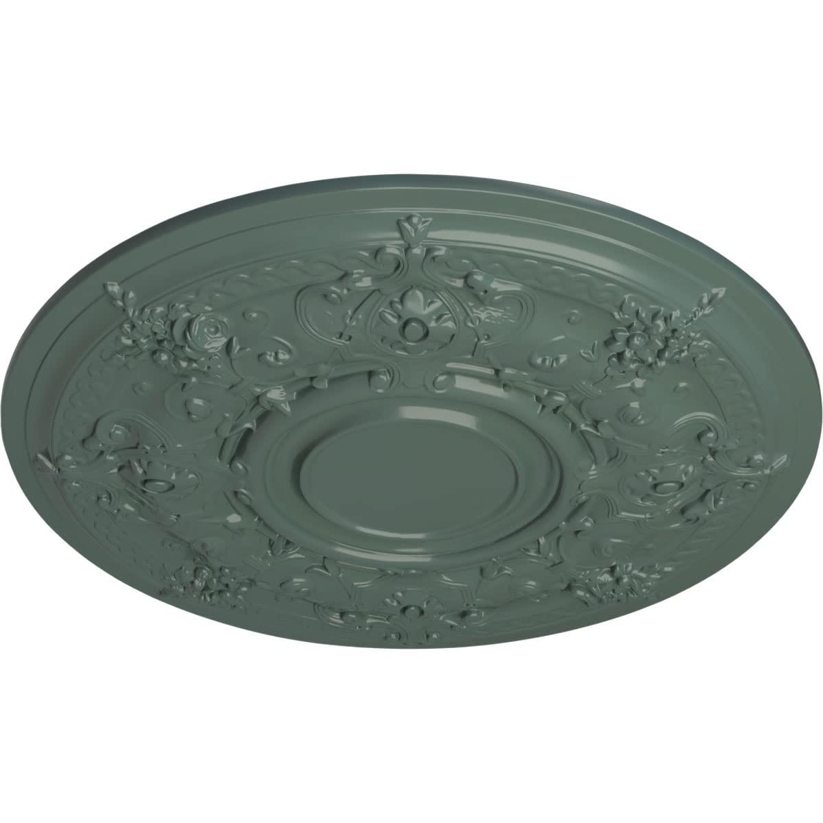 Ekena Millwork Ekena Millwork CM29DACBF Darnay Ceiling Medallion, 29 1/4\"OD x 2\"P (Fits Canopies up to 7 1/4\"), Hand-Painted Cloud Burst