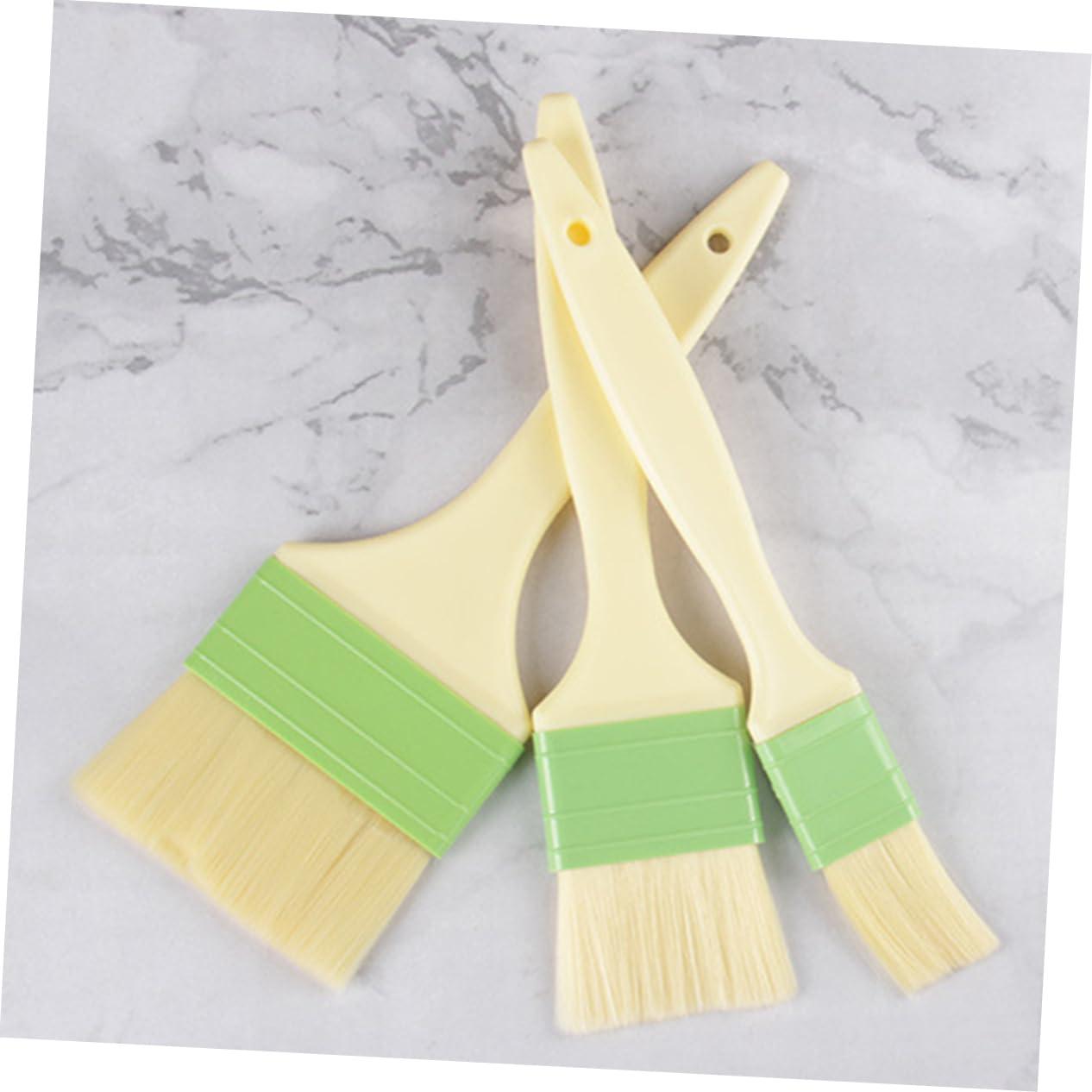 OKUMEYR OKUMEYR 3-Pc Set Dish Bbq Brush Basting Brush Plastic Basting Oil Brush Safe Baking Spatula