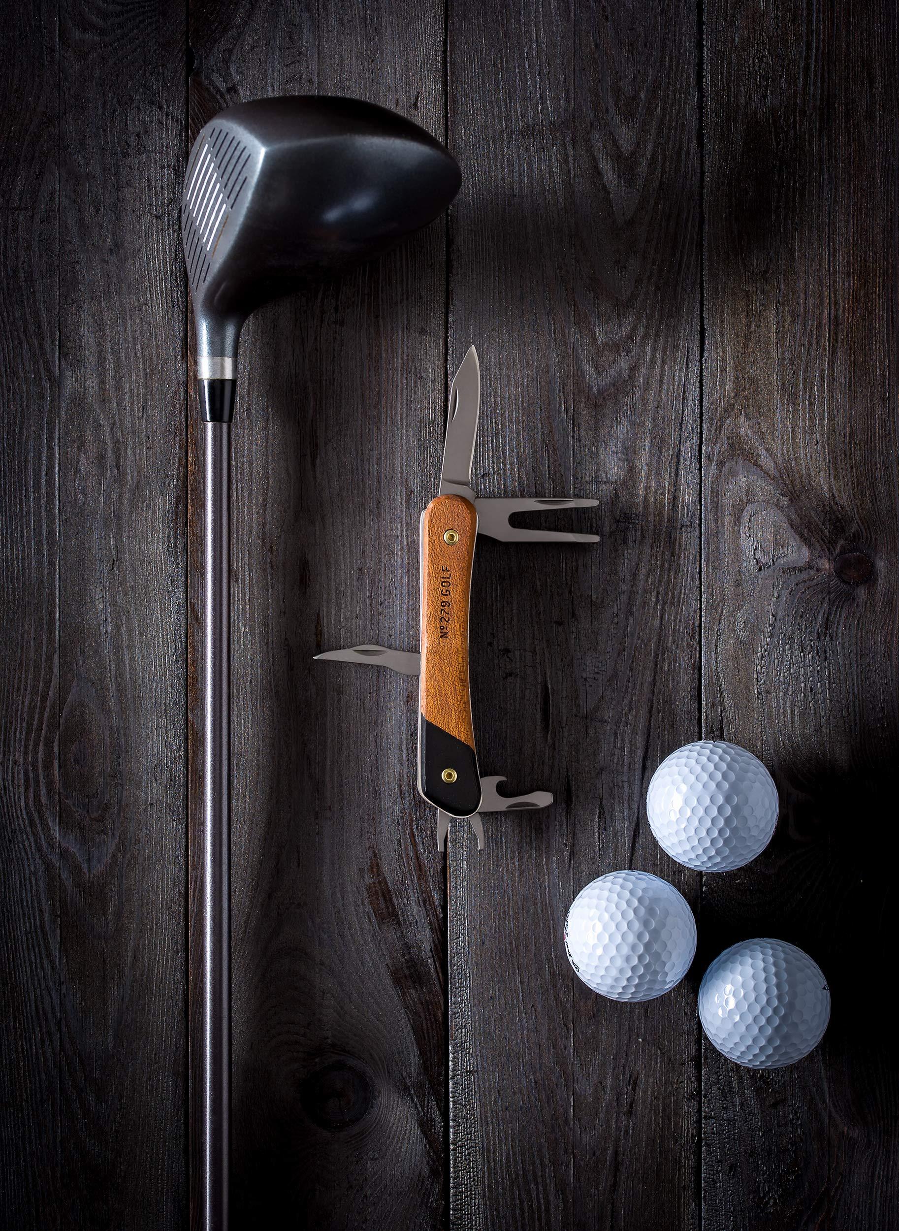 Gentlemen\'s Hardware Gentlemen\'s Hardware Wood-Handled Multi-Tool, 5-in-1, Golf Buddy