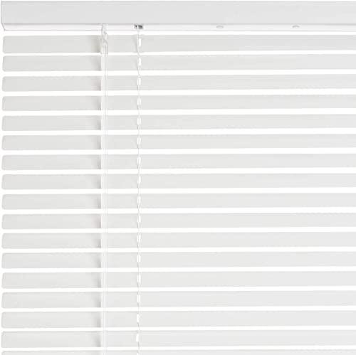 Mood MOOD 1" Aluminum Mini Blinds | 31 inch Blinds for Windows | 1" Cordless Aluminum Window Treatment | Premium White (Aluminum) | 31 Width x 72 Height