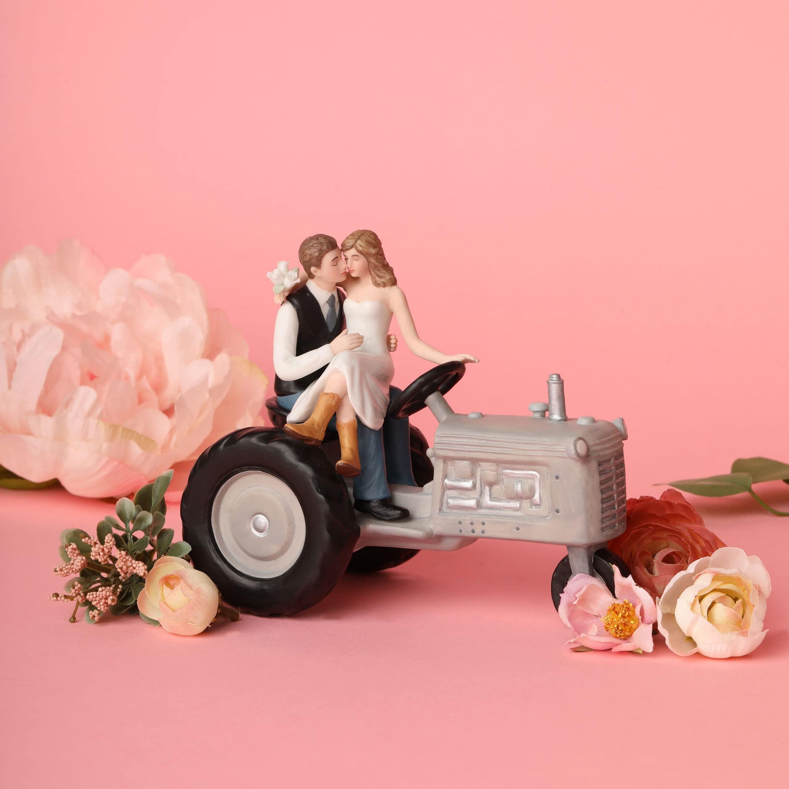 Wedding Collectibles Wedding Collectibles Tractor Western Wedding Cake Topper
