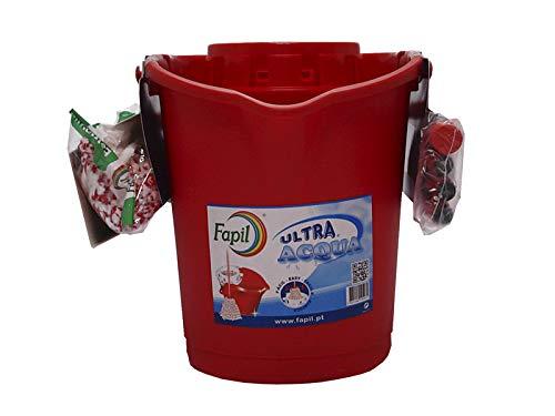 Fapil Fapil 10597 – Set Bucket + Wringer + mop Microfibre + Mango seccionado