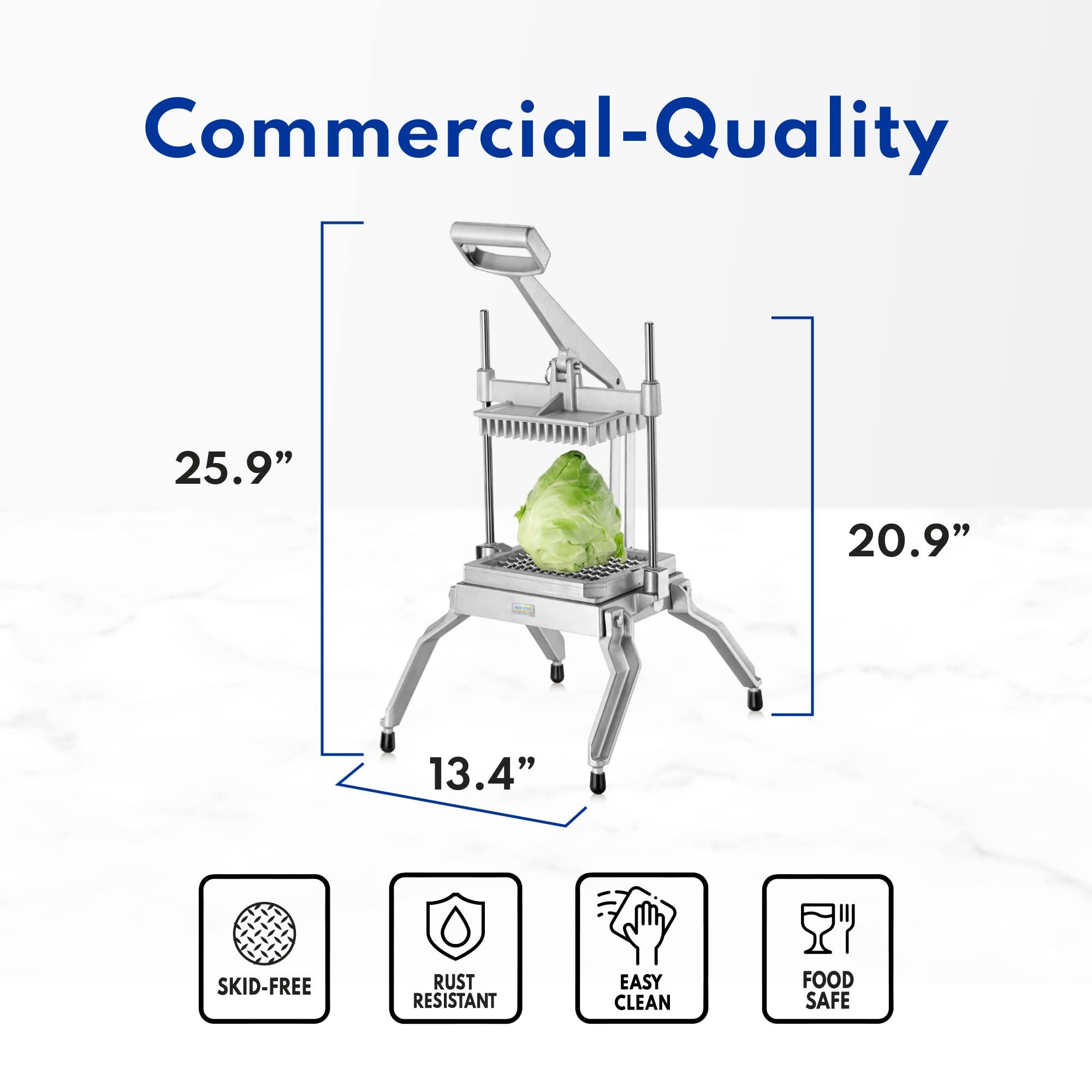 New Star Foodservice New Star Foodservice 1029055 Extra Heavy Duty Aluminum Frame Vegetable Slicer Lettuce Cutter
