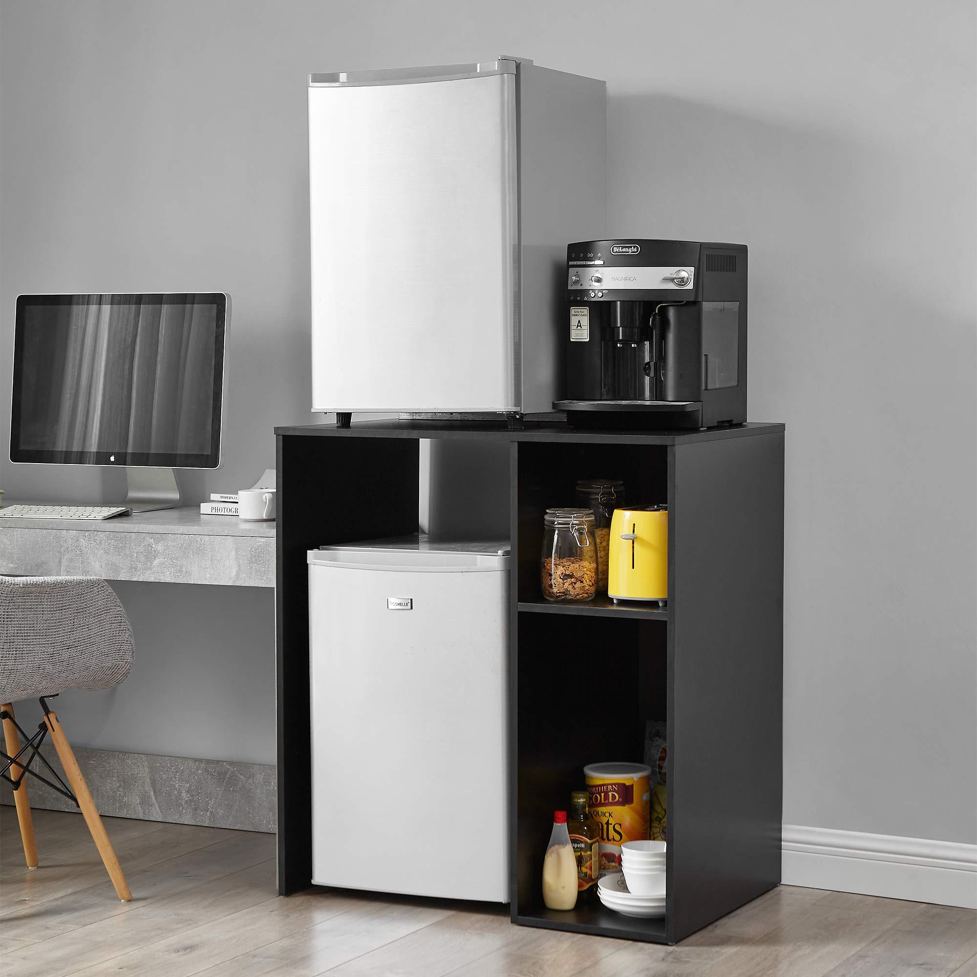 DormCo Yak About It Mini Fridge Dorm Station - Black