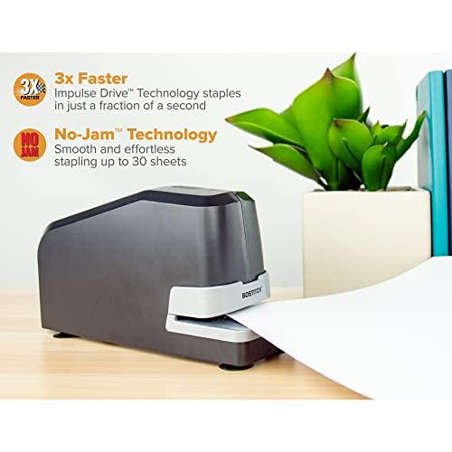 Bostitch Bostitch Office Impulse Drive, 30 Sheet Electric Stapler, No Jam Technology, Easy Reload, Black