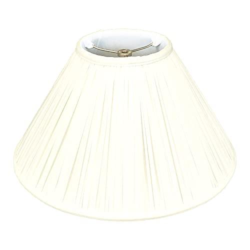 Royal Designs, Inc. Royal Designs Coolie Empire Gather Pleat Lamp Shade, Eggshell, 5 x 14 x 9.5