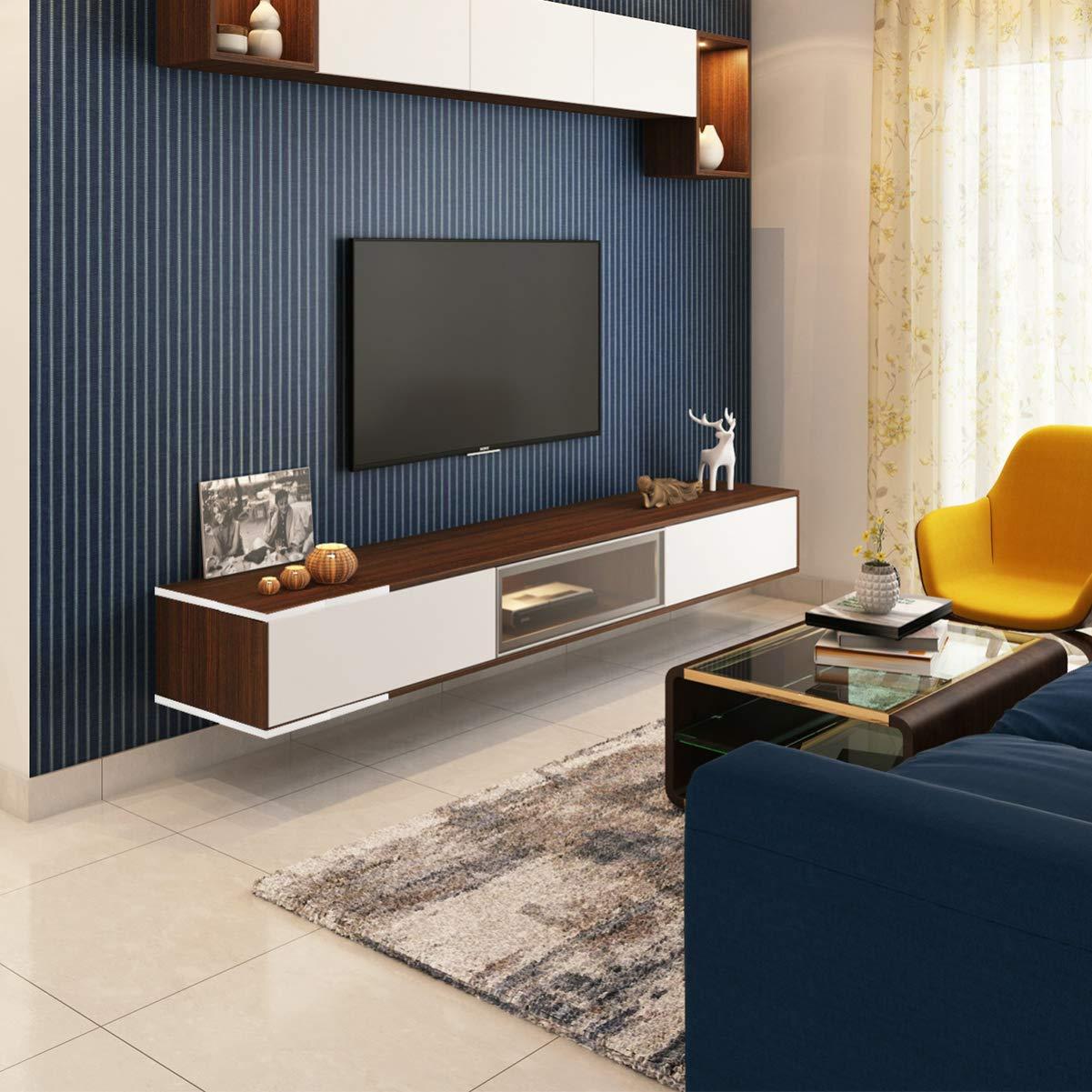 BESPORTBLE Crown Mouldings Ceiling Border Line Interior Decoration Wall Edge Protector, Creamy White, (Length 5 Meters, Width 3cm)