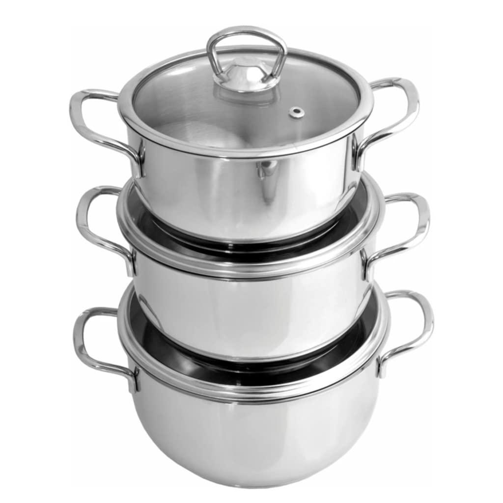 EliteBloom EliteBloom Cooking Pot, Frying Pan,Cookware Set 6 Piece Kitchen Gadgets Set Pots Pans Set Set Nonstick Dinner Lunch (A See Description)