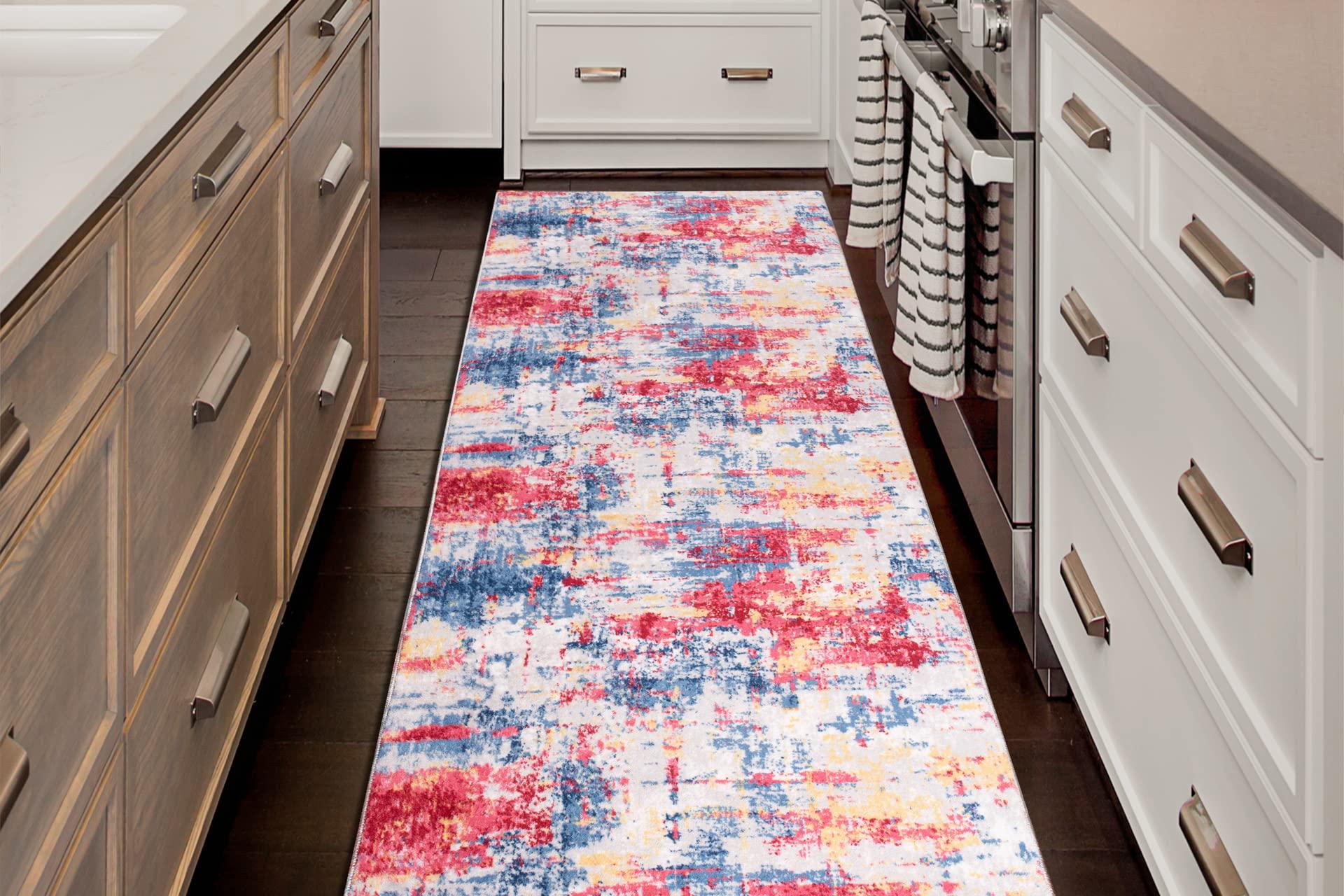 Biridict Sponge Holder for Kitchen Sink, Kitchen Sink Caddy, Dish Sponge Organizer with Divider, Dish Soap Dispenser Brush Holder Storage (Black Large)