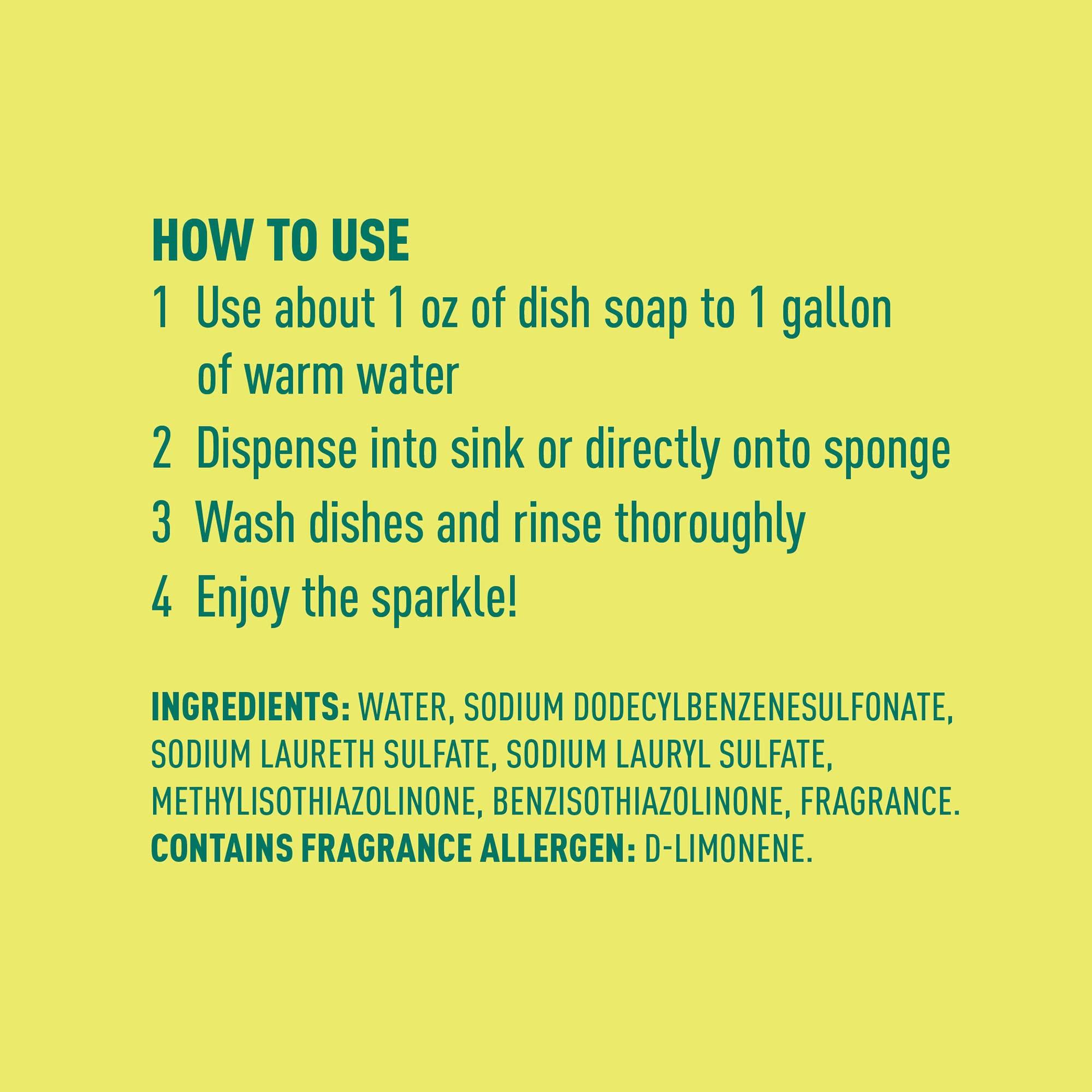 Presto! Amazon Brand Presto! Dish Soap, Lemon Scent, 30 fl oz, Pack of 2