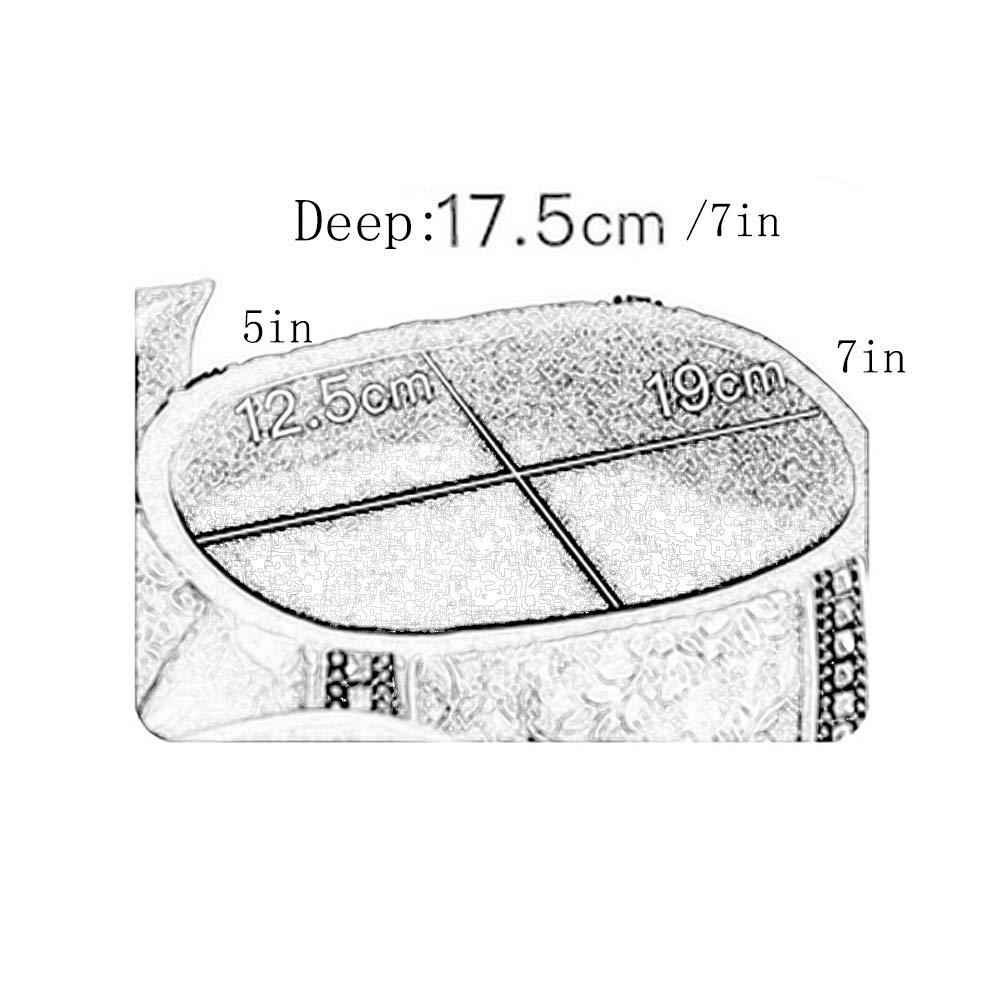 DANADESK DANADESK Resin Upholstered Padded Storage Ottoman Footstool, Traditional handcrafting Elephant Ride-on Animal Shape Footrest Stool-Leather Cushion S