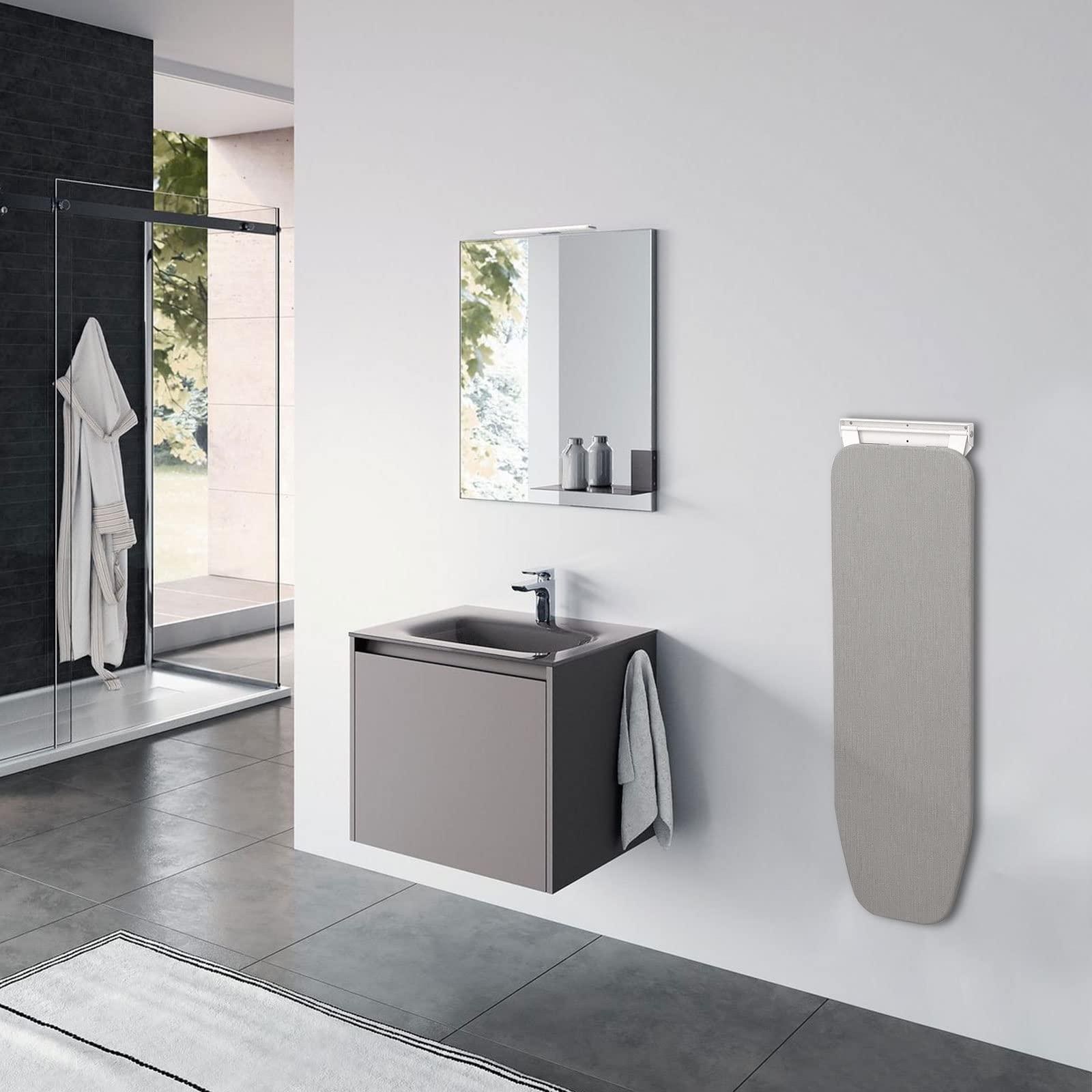 Gdrasuya10 39x13inch Wall Mounted Ironing Board,Foldable Drop Down Ironing Board Cabinets, Space-Saving,for Home, Apartment & Small Spaces A02