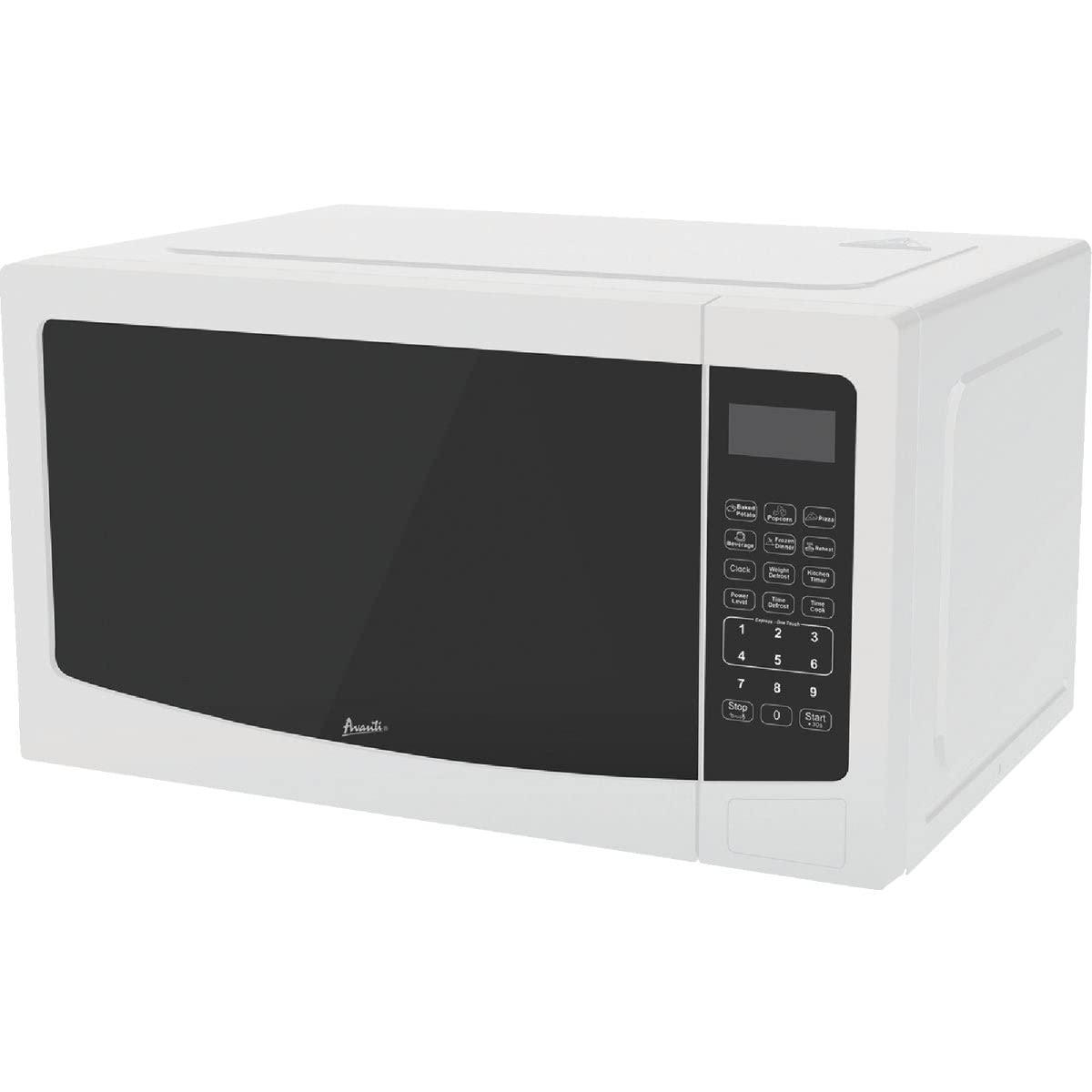 Avanti Avanti MT112K0W 1.1 Cubic Foot Microwave Oven, White