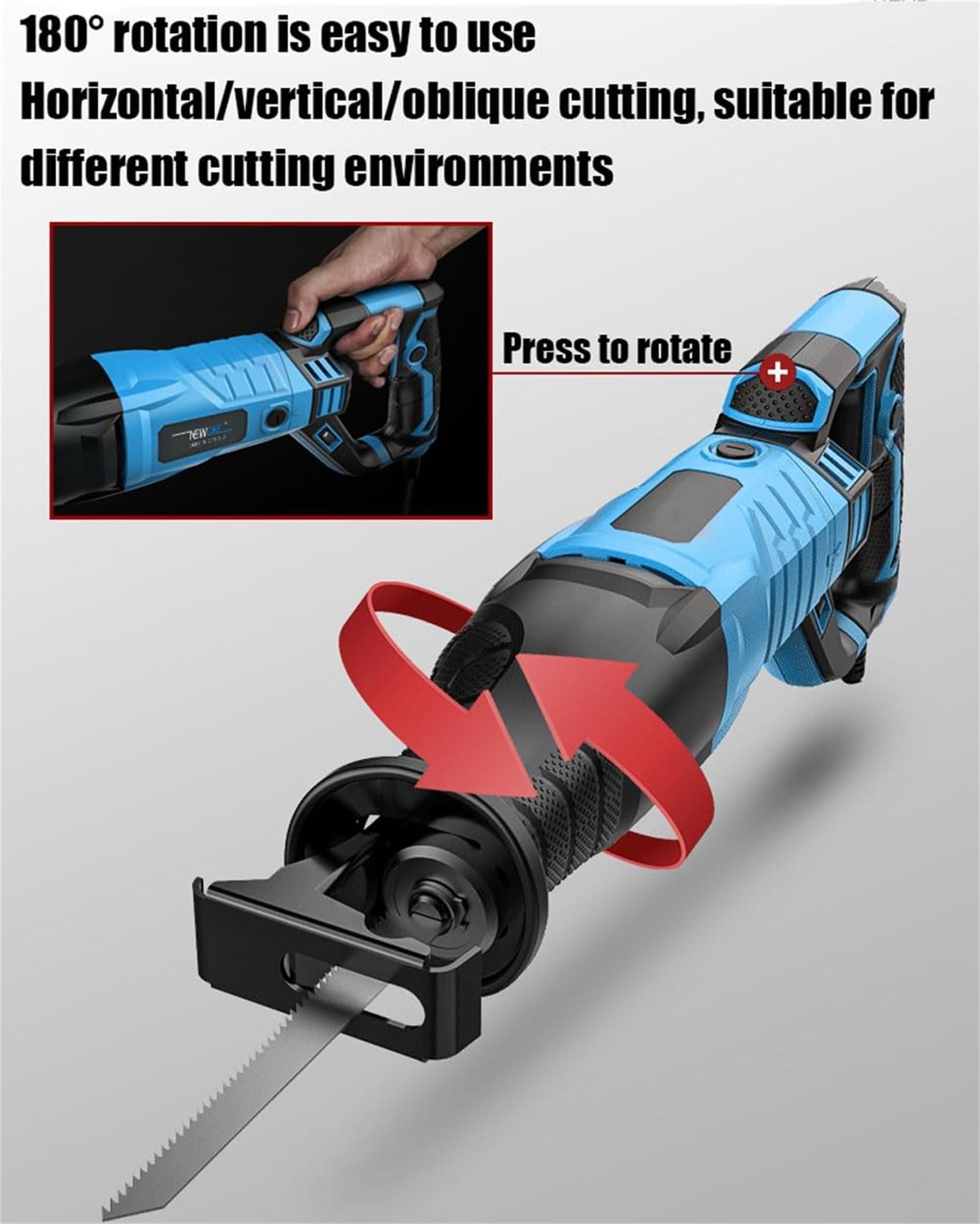 COMAAM 1300W Electric Bone Saw Machine, Butcher Cutting Machine with Bandsaw,Electric Hand Saw Meat Cutter for Restaurant Cutting Fish Pig\'s Hoof Beef