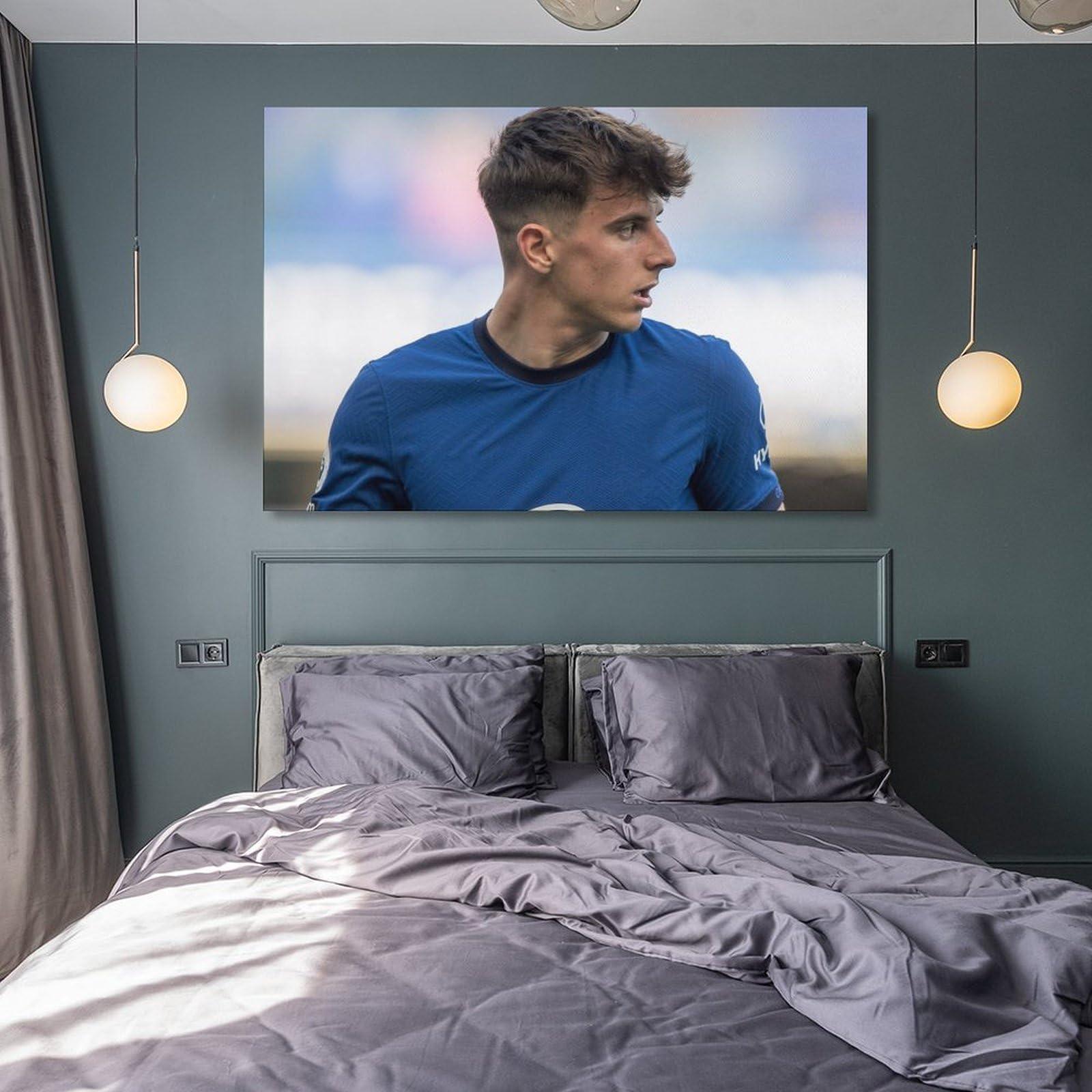 DEPI DEPI Mason Mount Poster Football Player 2 Picture Print Wall Art Poster Painting Canvas Posters Artworks Gift Idea Room Aesthetic 24x36inch(60x90cm)