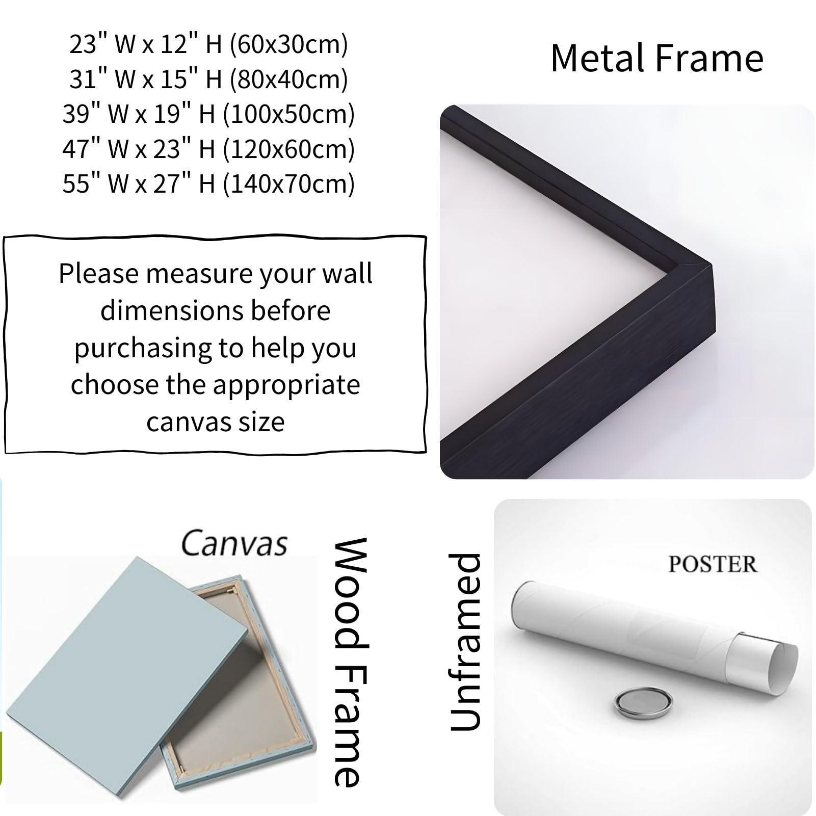 Feuwile Feuwile Red Roses Canvas Wall Art,Red Rose in Black And White Grayscale StyleCanvas Wall Art for Living Room Bedroom,Office(Gold Metal Frame 47" W x 23" H/120x60cm)