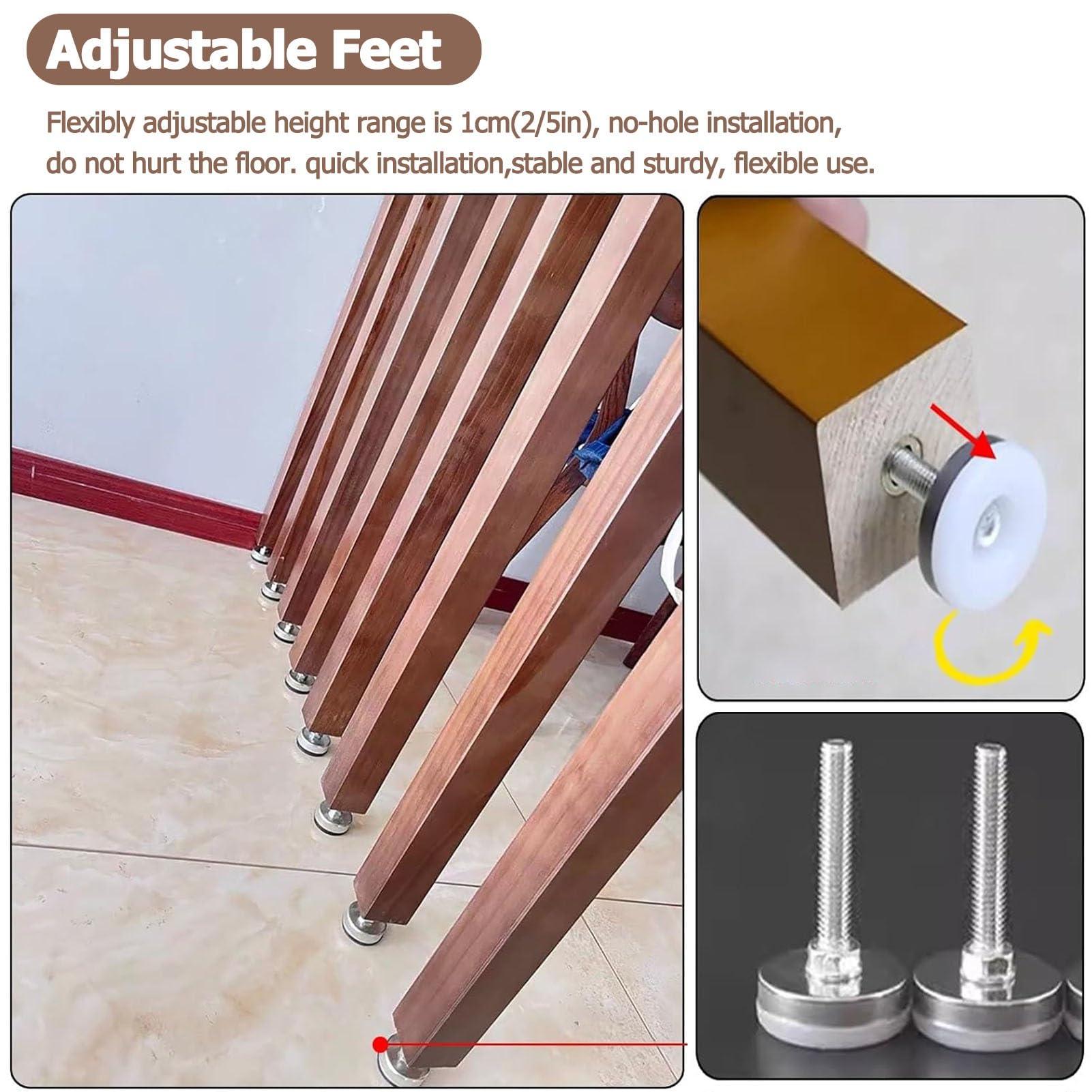 MObyat 8ft 7ft 6ft 5ft 4ft 3ft 2ft Tall Room Divider Column Black, Adjustable Height Wooden Frame Room Separator Fence/Freestanding Modern Wall Post Partition(3PCS,Height 90CM/35.4IN/2.95FT)