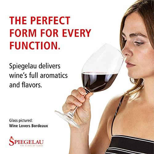 Spiegelau Spiegelau Wine Lovers Champagne Wine Glasses Set of 4 - European-Made Crystal, Classic Stemmed, Dishwasher Safe, Professional Quality Wine Glass Gift Set - 6.7 oz