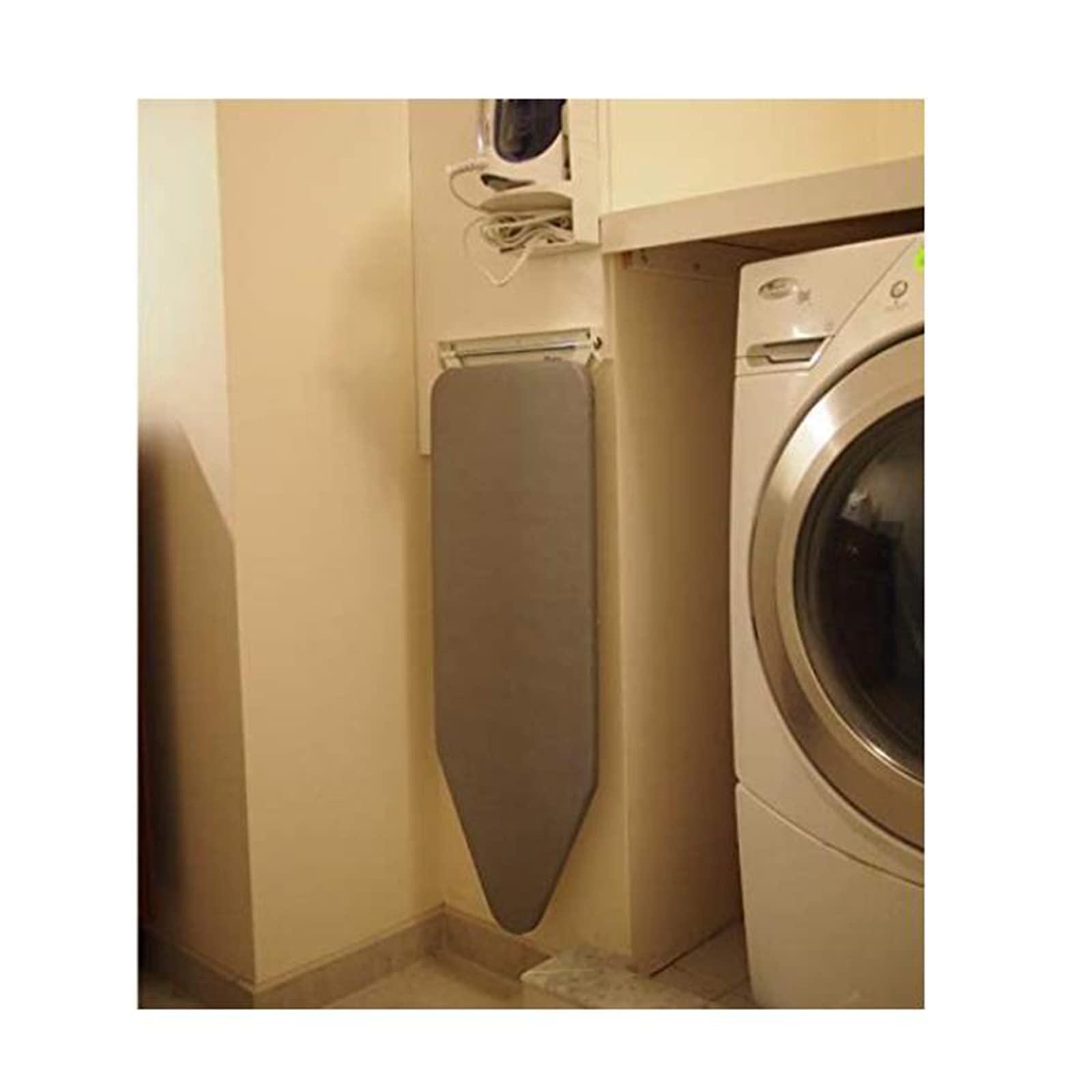 ZHOUHONG ZHOUHONG Ironing Board Wall Mounted Ironing Board,Wall Fixing Plate Drop Down with Heat Resistant Cover, Lifting Concealed Ironing Board,Foldable Ironing Boards for Hous Ant(Size:Wall Mounted)