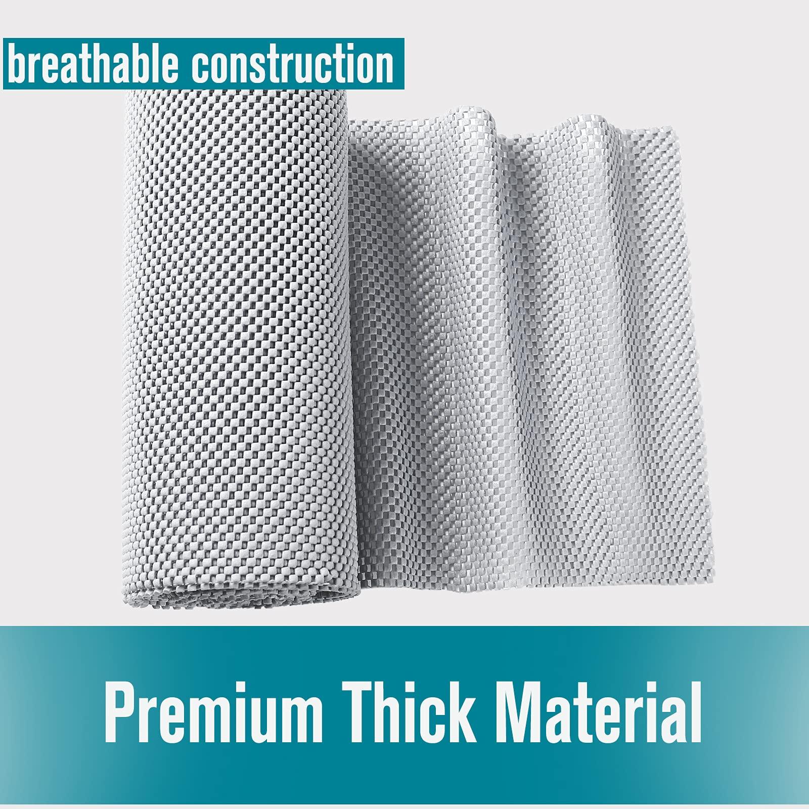 Iwtmm Shelf Drawer Liner Non-Adhesive Non Slip Durable for Drawers, Shelves, Cabinets, Storage, Kitchen