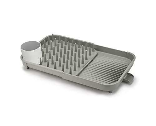 Joseph Joseph Joseph Joseph Duo Expandable Dish Drying Rack, Gray, 2-Tier
