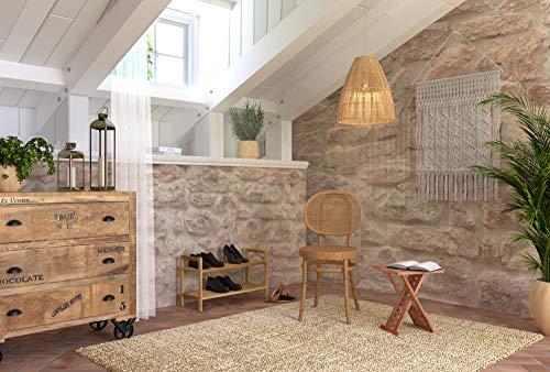 Wenko Wenko 18616100 Norway Walnut Wood Shoe Shelf, 69 x 40.5 x 27 cm