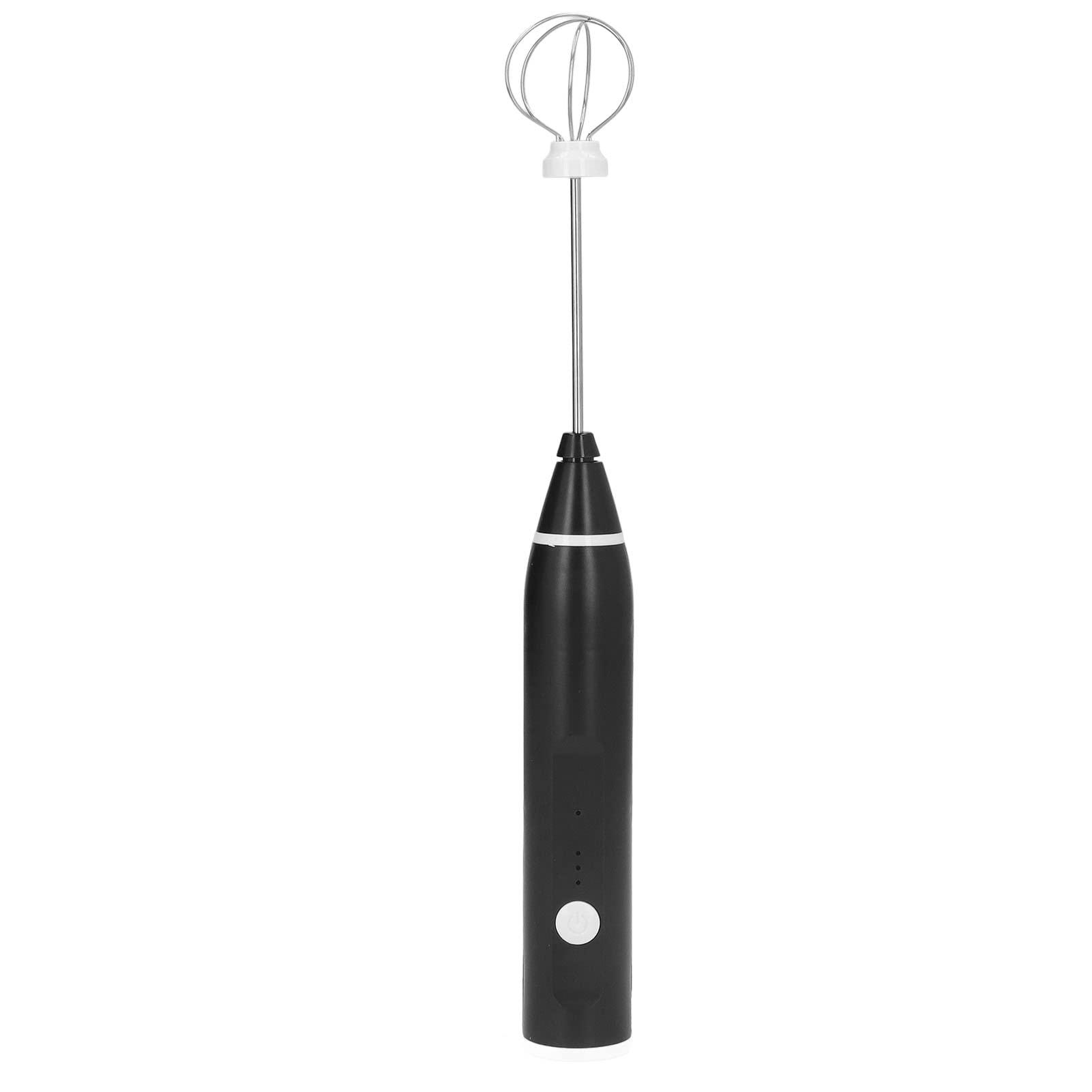 Jectse Cordless Electric Milk Frother with 2 Eggbeater Heads, 3 Modes, Fast and Efficient, Wide Range of Applications, (A)