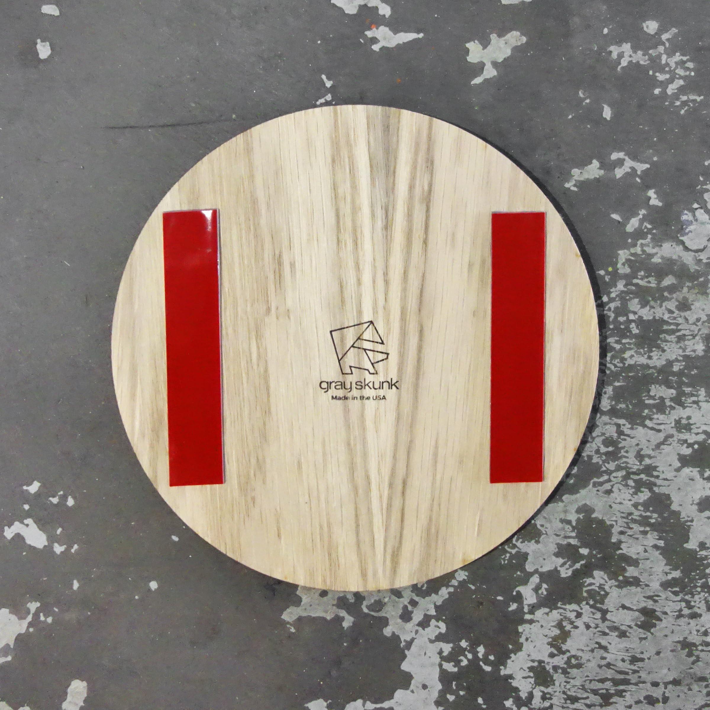 Gray Skunk California Title 24 Restroom Signs - ADA Compliant Bathroom Set of 4 Signs - Custom Modern Interiors - Grade 2 Braille Included (India Walnut)