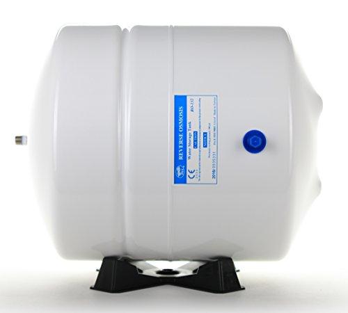 Hydronix Hydronix RO-132-W14 Stainless Steel 4.5 Gallon Reverse Osmosis Storage Water Tank - White, 1/4\" Port