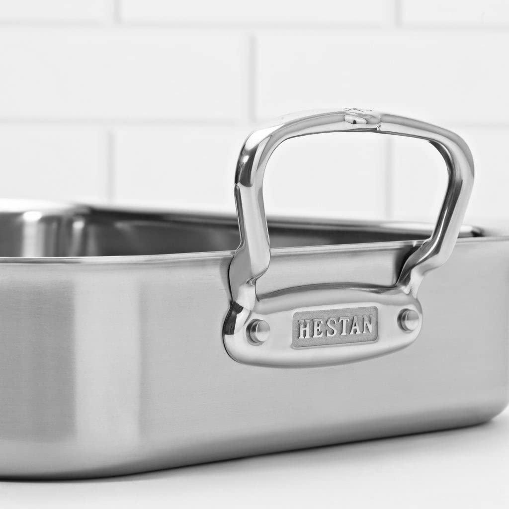 Hestan Hestan - Stainless Steel Classic Roaster with Rack, Induction Cooktop Compatible