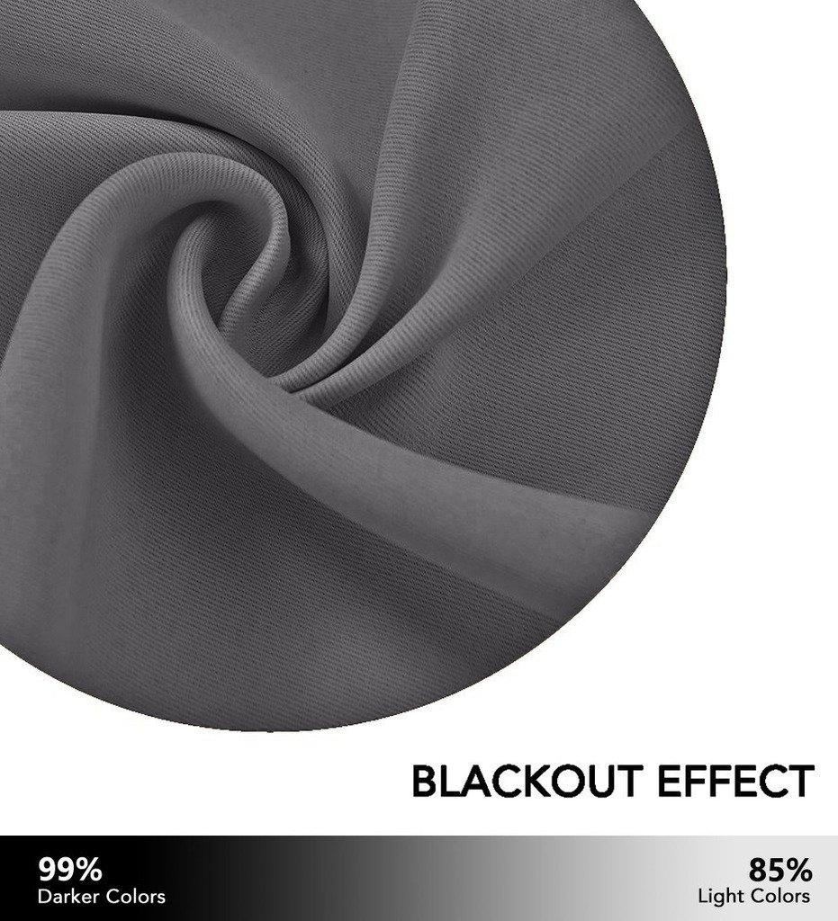 Sky Wave Double Pinch Pleated Blackout Curtains for Room Decoration and Darkening Comes with Easy Hanging Options via Back Hooks. (Blush 52 Inch Wide by 108 Inch Long- 2 Pannels Combined Size)