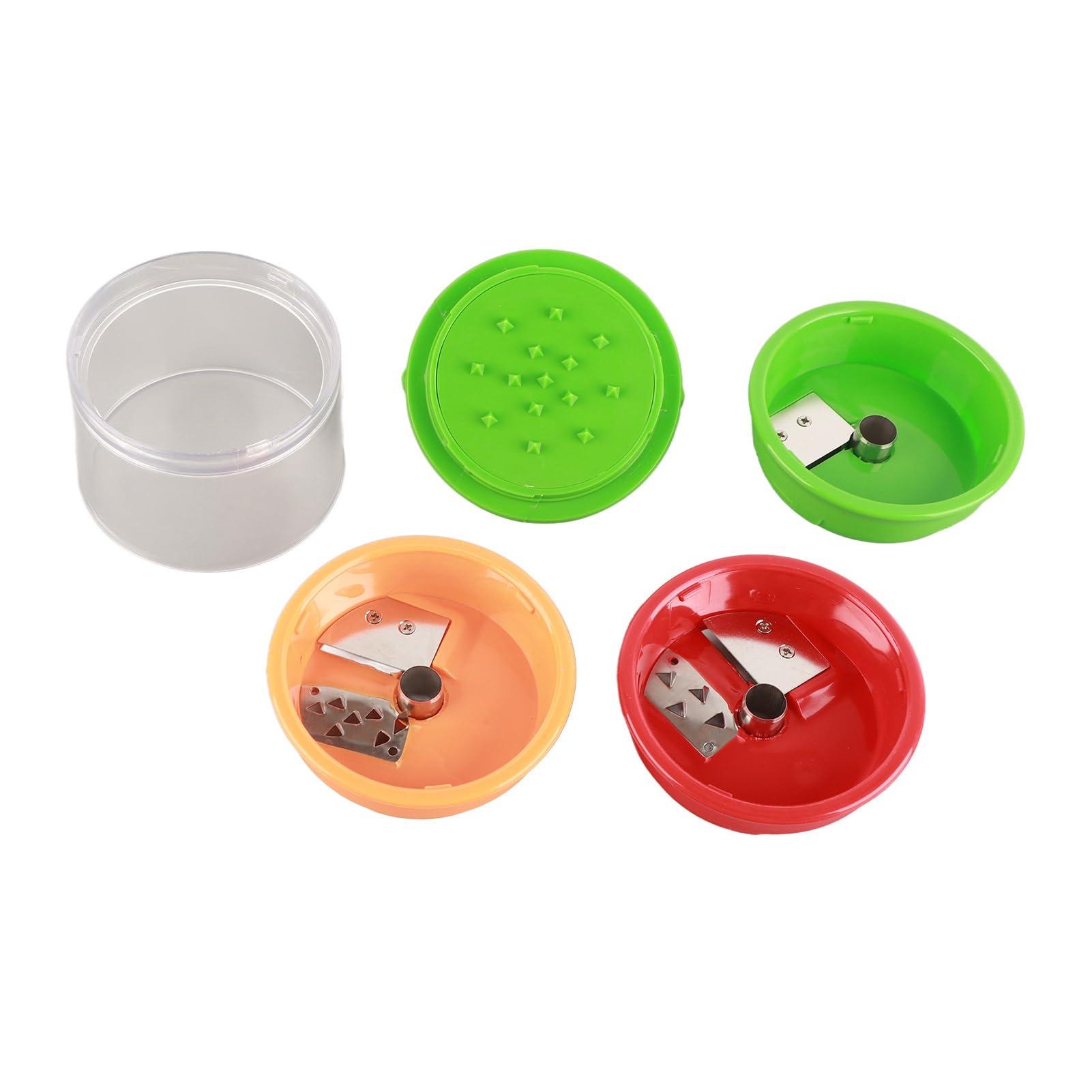 Kuuleyn Handheld Spiralizer Vegetable Slicer,Vegetable Zoodler Spiralizer,3 Blades Fine Shredded Coarse Shredded and Thin Slices Manual Handheld Spiral Shredder