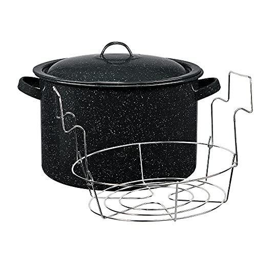Granite Ware Granite Ware Enamel on Steel 12-Quart Water Bath Canner with Lid