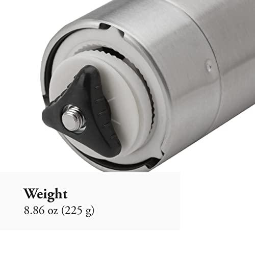 Snow Peak Snow Peak Field Barista Grinder - Stainless Steel Manual Coffee Grinder with Adjustable Burr - Durable & Portable Coffee Maker for Camping - Barista-Quality Camping Accessories