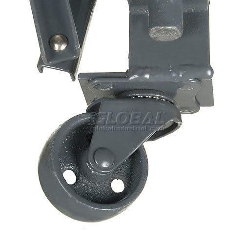 Global Industrial Global Industrial 16\'W Double Folding Security Gate, 8\'H