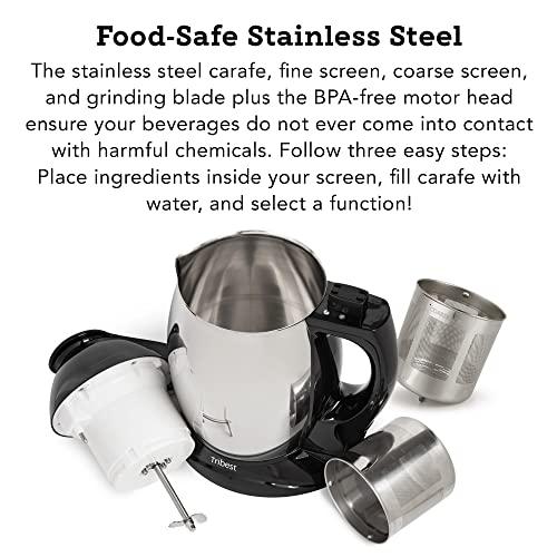 Tribest Tribest SB-130 Soyabella, Automatic Soy Milk and Nut Milk Maker Machine, Stainless Steel Large