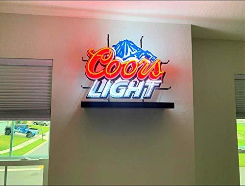 Desung Desung 19\"x15\" Coor Lights Mountain Neon Sign Light HD Vivid Printing Technology Man Cave Beer Bar Pub Handmade Real Glass Tube Lamp NT02