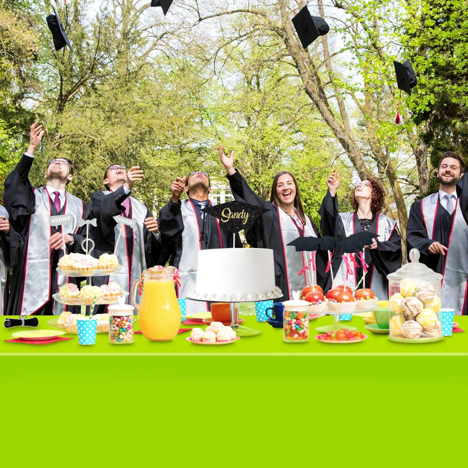 LIKAJON LIKAJON 3 Pack Lime Green Tablecloth, Rectangular Plastic Table Cloths for Parties Disposable, 54x108 in Waterproof Tablecloth for Birthday Party Baby Shower Picnic Valentines