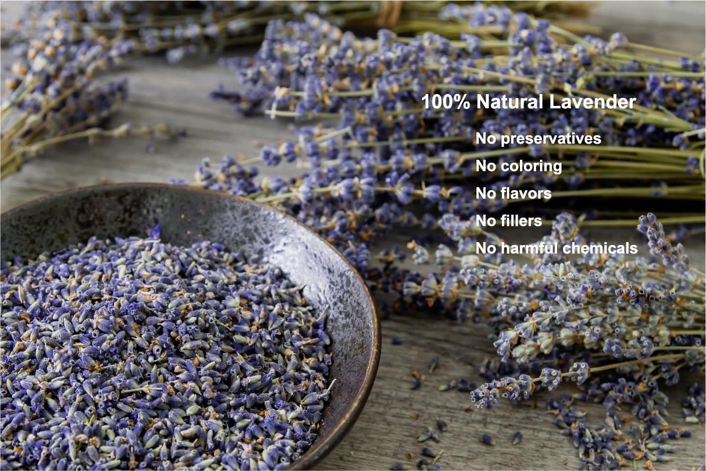 OneDove OneDove Lavender Buds Dried Flowers,100% Natural Dried Lavender Buds, Ultra Blue Grade (4 Pounds)