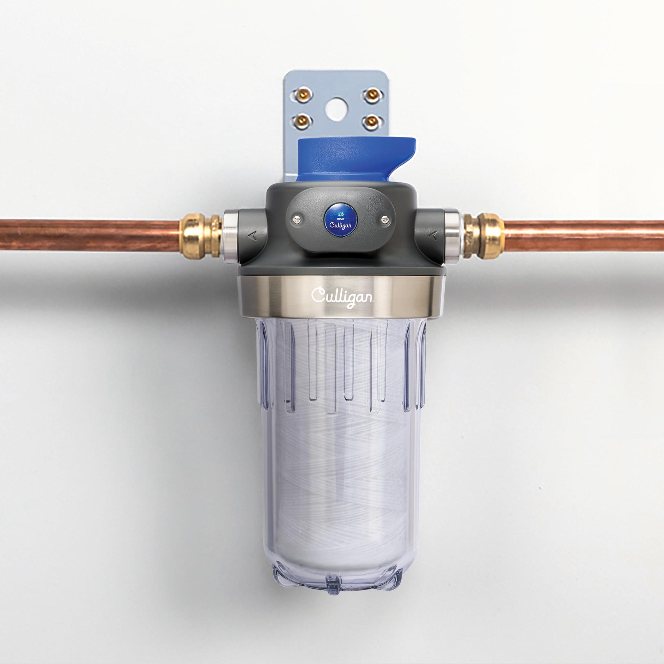 Culligan Culligan WH-HD200-C Whole House Water Filter System 1 Inlet/Outlet Improve Tap Water Taste, Remove Sediment, Protect Appliances