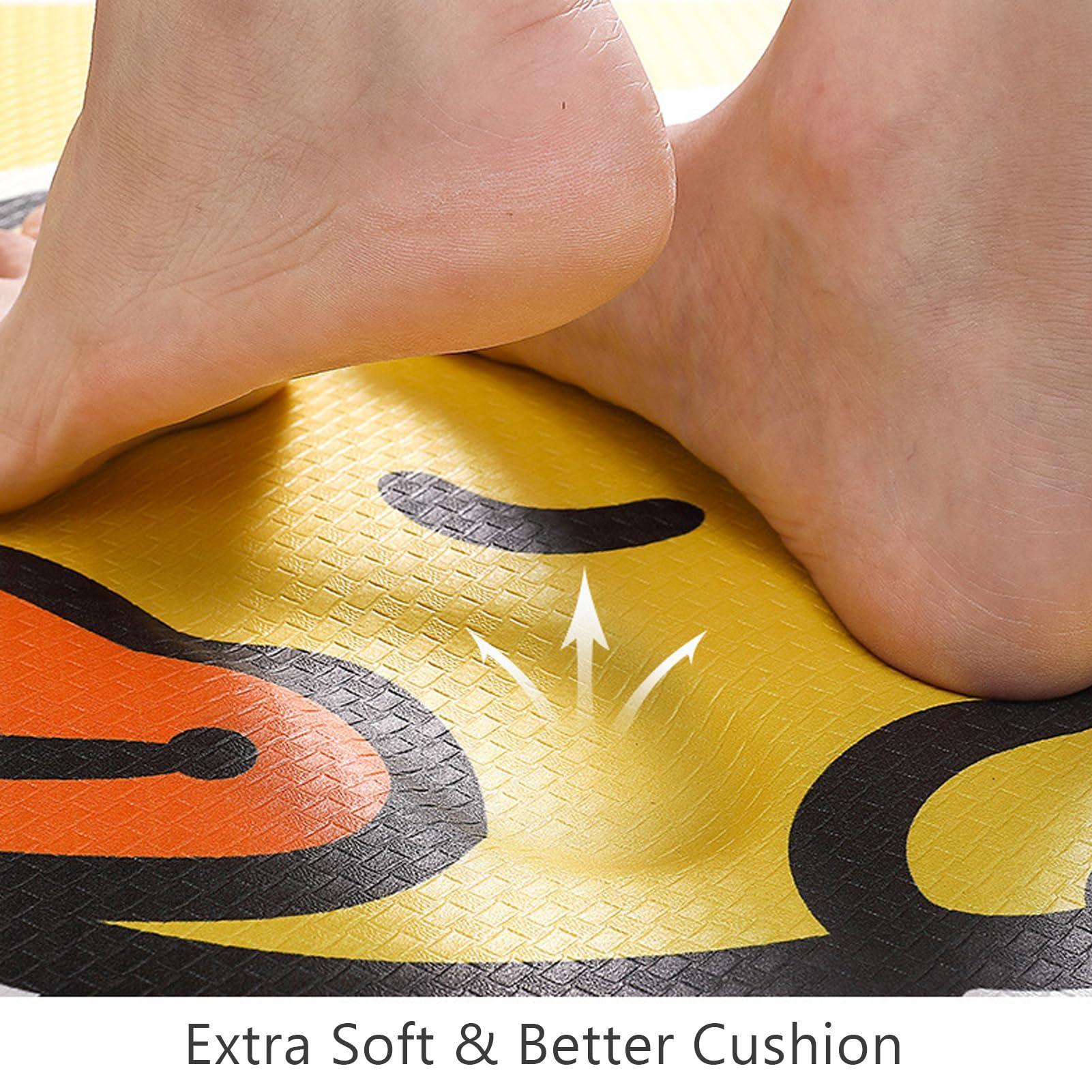 MiZuH Coffee House Area Rug, 3x6 Entry Rug Non-Slip Washable Indoor Door Mat, Stain Resistant Waterproof PU Leather Rug for Bedroom Kitchen Entryway Bathroom (Black/Gold)