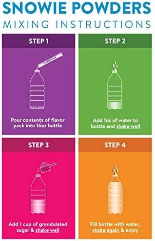 SNOWIE SNOWIE - Little Snowie Max Snow Cone Machine - Premium Shaved Ice Maker, With Powder Sticks Syrup Mix, Premium Kit, Black