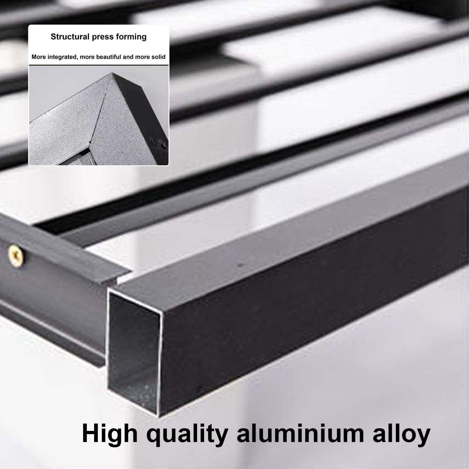 SDVantage Air conditioner fence for outside units,air conditioner fence,Anti-Theft Sturdy Aluminum AC Covers,Dustproof and waterproof,fence to hide air conditioner, Applicable to air conditioner outdoor (Brown