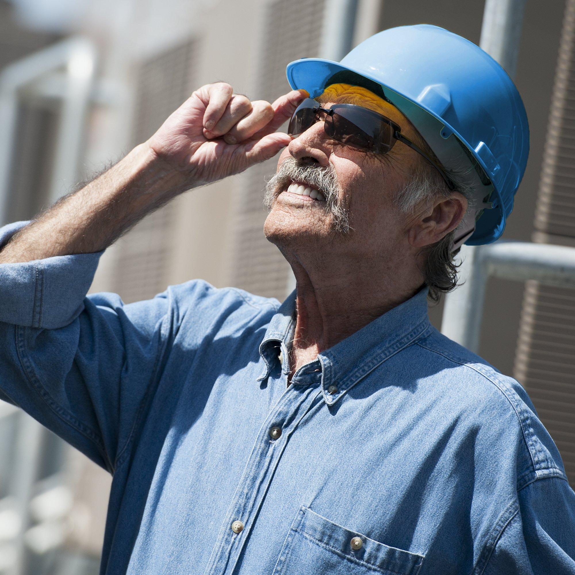 Jackson Safety Jackson Safety Sentry III Safety Hard Hat with 6-Point Ratchet Suspension - Low Profile Cap-Style HDPE - Multiple Colors (Case of 12)