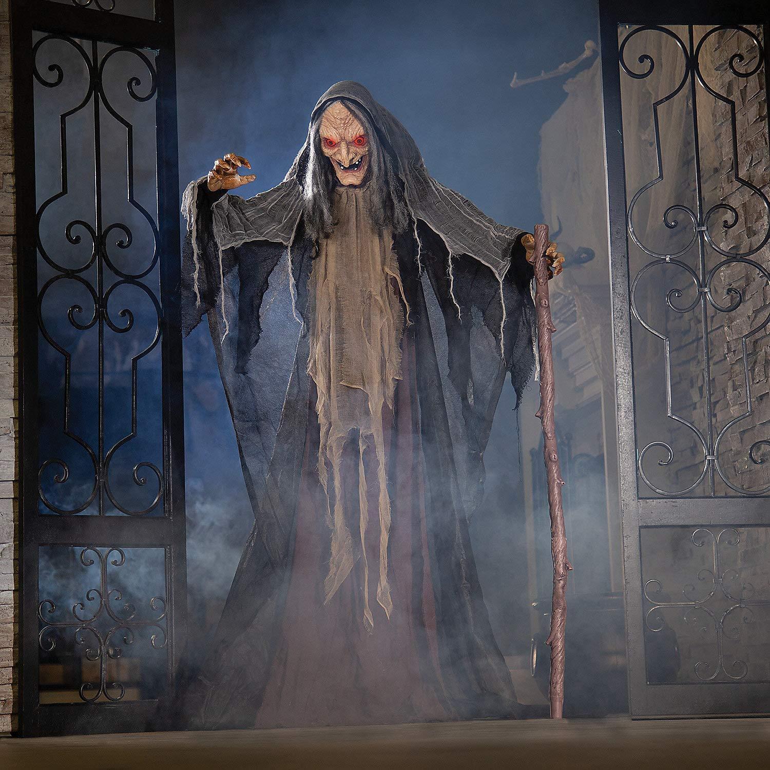 Fun Express Animated Standing Witch Halloween Decoration - Home Decor - 1 Piece