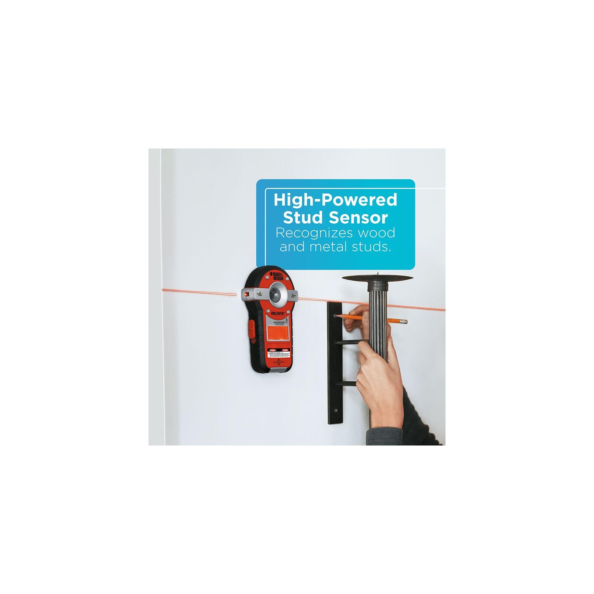 Black & Decker BLACK+DECKER Line Laser, Auto-leveling with Stud Finder (BDL190S)
